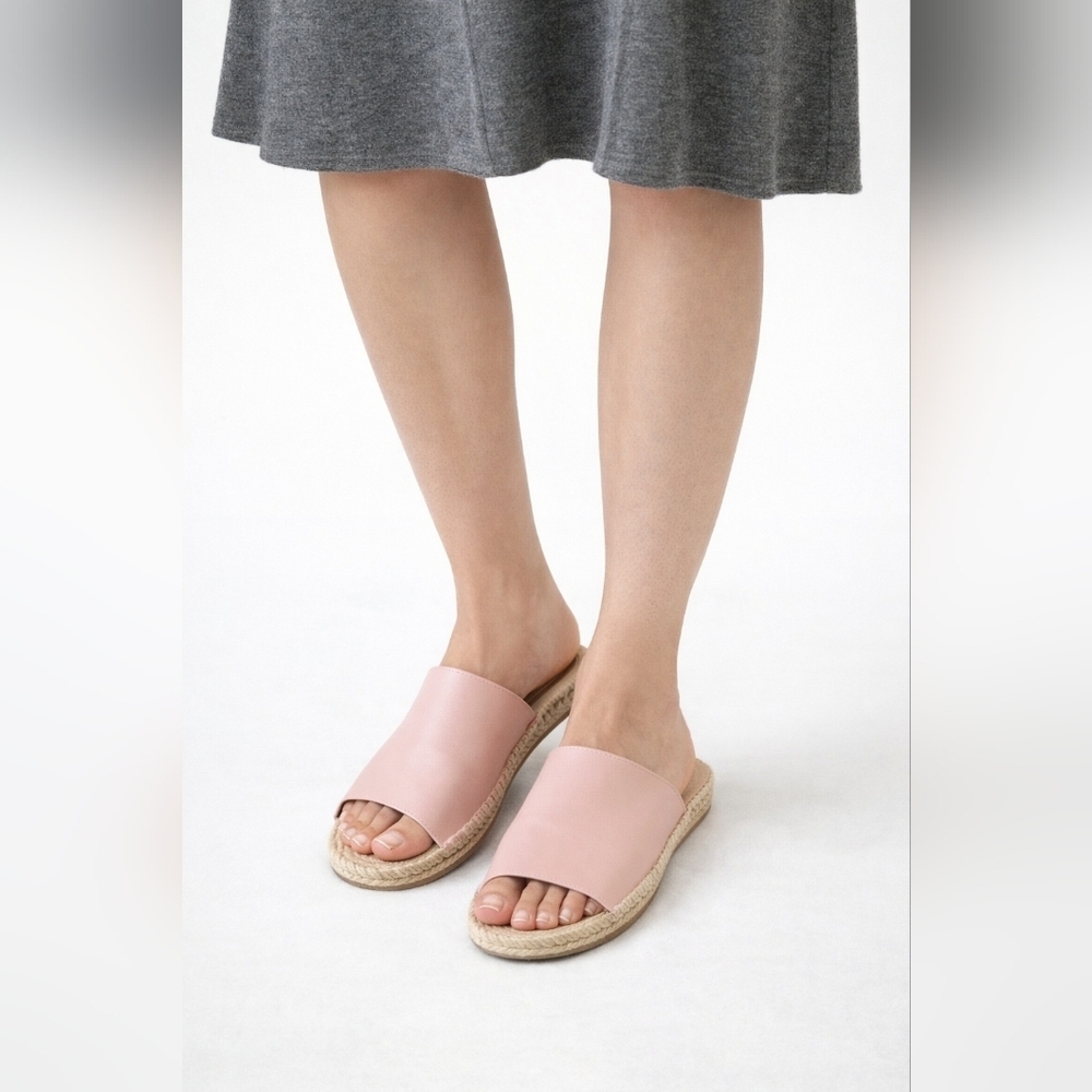 Matt & Nat Blush Espadrille Slides
